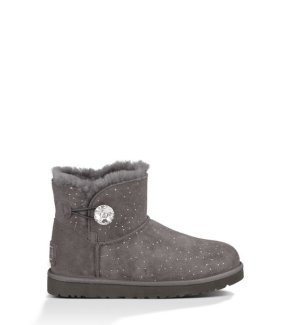 UGG® Mini Bailey Button Bling Constellation GREY
