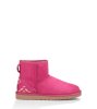 UGG Classic Mini Rustic Weave RED VIOLET