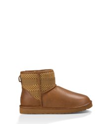 UGG Classic Mini Weave Boots CHESTNUT