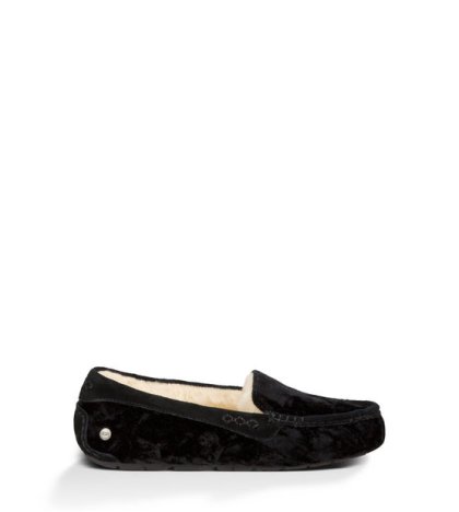 UGG® Ansley Velvet BLACK