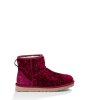 UGG® Classic Mini Velvet BURGUNDY WINE