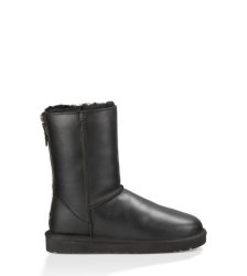 UGG Classic Short Zip BLACK