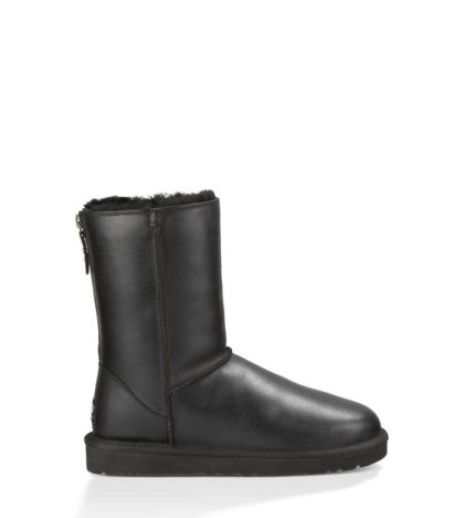 UGG Classic Short Zip BLACK