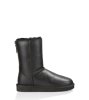UGG Classic Short Zip BLACK