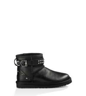 UGG NEVA DECO STUDS BOOTS BLACK
