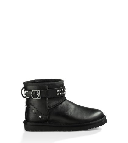 UGG NEVA DECO STUDS BOOTS BLACK
