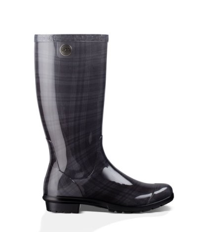 UGG Shaye Plaid BLACK