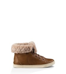 UGG Croft Luxe Quilt Sneakers CHESTNUT