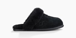 UGG SCUFFETTE II CRYSTAL DIAMOND BLACK