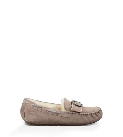 UGG Dakota Brooch STORMY GREY