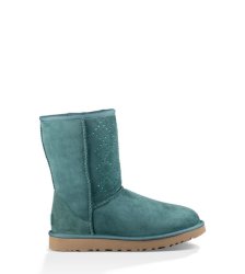 UGG Classic Short Crystal Diamond EMERALD