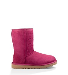 UGG Classic Short Crystal Diamond OXBLOOD