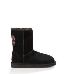 UGG Classic Short Minnie Crystal BLACK