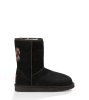 UGG Classic Short Minnie Crystal BLACK