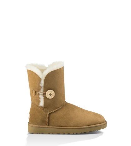 UGG BAILEY BUTTON II CHESTNUT