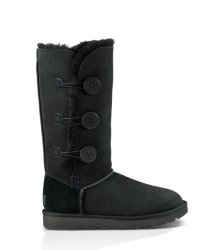 UGG BAILEY BUTTON TRIPLET II BLACK