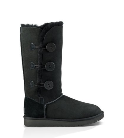 UGG BAILEY BUTTON TRIPLET II BLACK