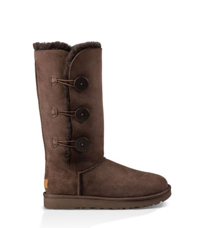 UGG BAILEY BUTTON TRIPLET II CHOCOLATE