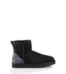 UGG Classic Mini Liberty BLACK