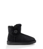 UGG MINI BAILEY BUTTON II BLACK