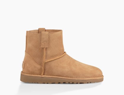 UGG Classic Unlined Mini Perf TAWNY