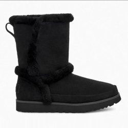 UGG Classic Short Fluff Spill Seam Boots