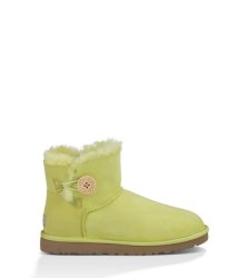 UGG® MINI BAILEY BUTTON BOOTS LICHEN